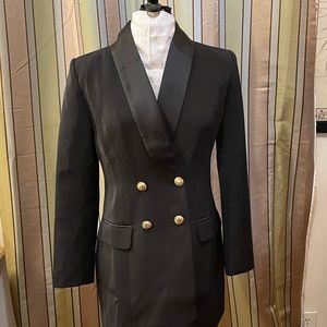 women’s tuxedo jacket mini dress size 8